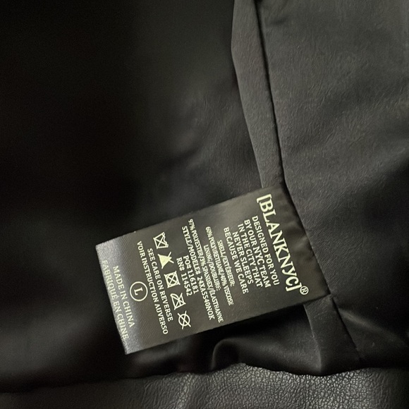 NWT [BLANKNYC] Faux Leather Moro Jacket - L - Picture 4 of 9